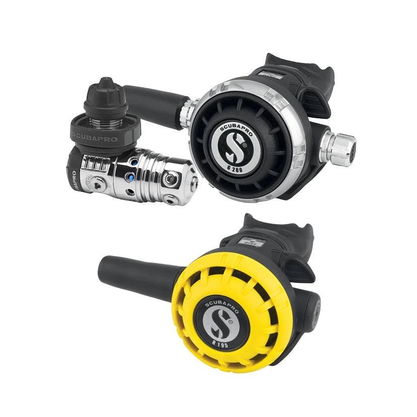 Set Erogatori Scubapro MK25 EVO din 300 G260 R195 OCTO diving regulator system