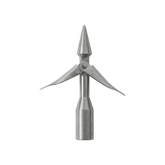 Arpón Salvimar Mini Condor de acero inoxidable, 2 aletas, código AC025S 
