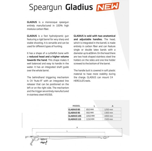 Fusil C4 GLADIUS 85