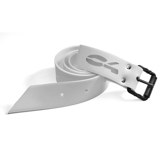 Cinturón de silicona C4 Marseille blanco, código 0BELTC4MAN 
